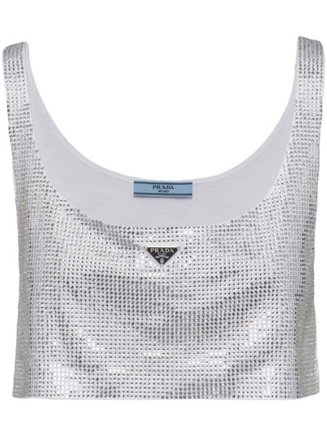 prada crystal top